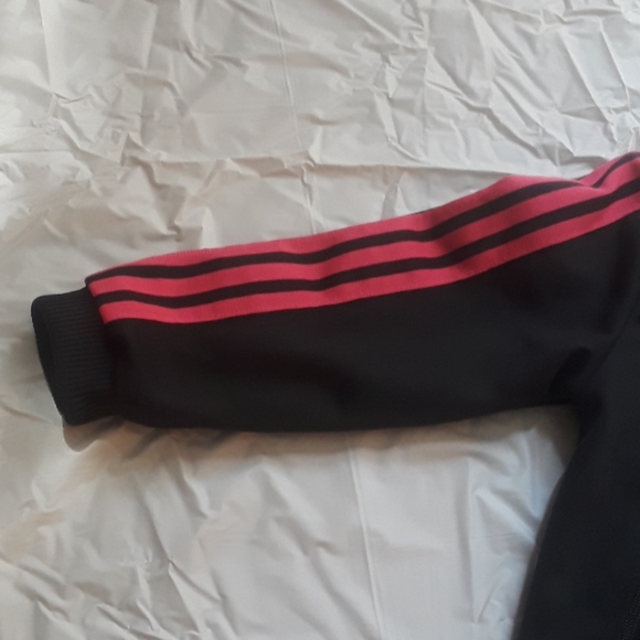 Adidas 2T black and pink stripes jumpsuit no offer - Picture 6 of 16